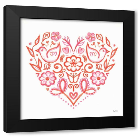 Kindness VI Black Modern Wood Framed Art Print by York, Leah