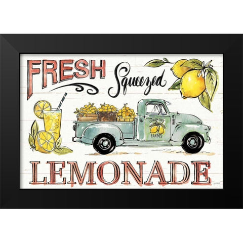 Lemonade Stand I Black Modern Wood Framed Art Print by Tavoletti, Anne