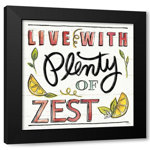 Lemonade Stand IV Black Modern Wood Framed Art Print by Tavoletti, Anne