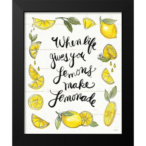 Lemonade Stand VIII Black Modern Wood Framed Art Print by Tavoletti, Anne
