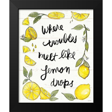 Lemonade Stand IX Black Modern Wood Framed Art Print by Tavoletti, Anne
