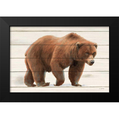 Northern Wild I on Wood Black Modern Wood Framed Art Print by Wiens, James