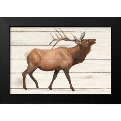 Northern Wild III on Wood Black Modern Wood Framed Art Print by Wiens, James