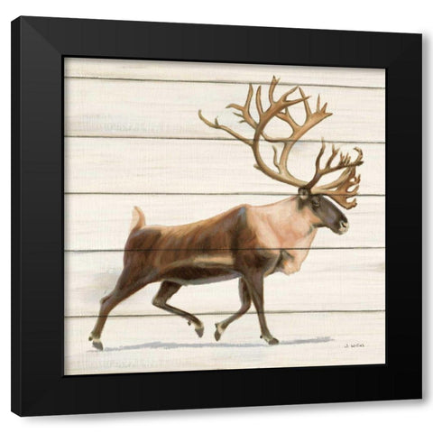 Northern Wild IV on Wood Black Modern Wood Framed Art Print by Wiens, James