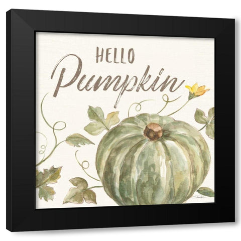 Happy Harvest VII Black Modern Wood Framed Art Print with Double Matting by Vassileva, Silvia