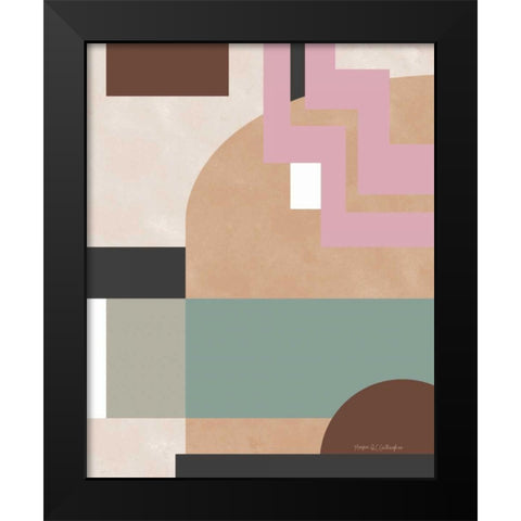 Soft Modern I Black Modern Wood Framed Art Print by Gallagher, Megan