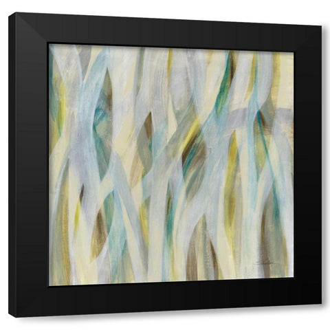 Grassy Meadow Black Modern Wood Framed Art Print with Double Matting by Vassileva, Silvia