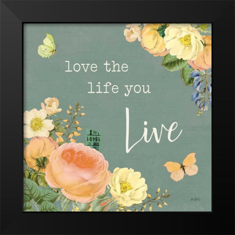 Garden District II Sage Black Modern Wood Framed Art Print by Pertiet, Katie