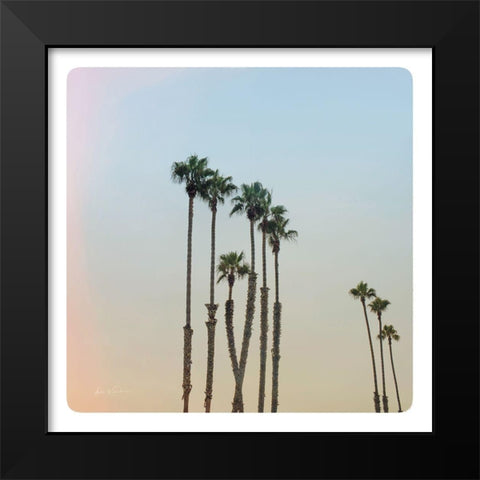 California Dreams II Pastel Black Modern Wood Framed Art Print by Eichman, Andre