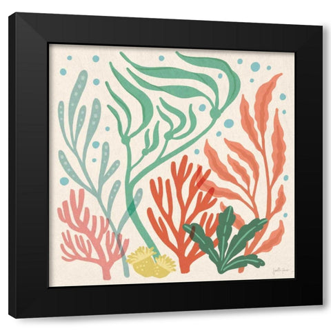 Under the Sea VI Black Modern Wood Framed Art Print with Double Matting by Penner, Janelle