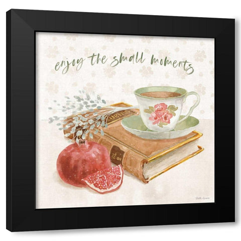 Cottage Charm VI Black Modern Wood Framed Art Print with Double Matting by Grove, Beth