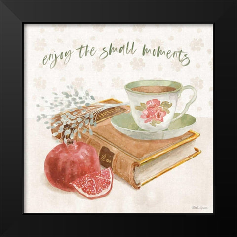 Cottage Charm VI Black Modern Wood Framed Art Print by Grove, Beth