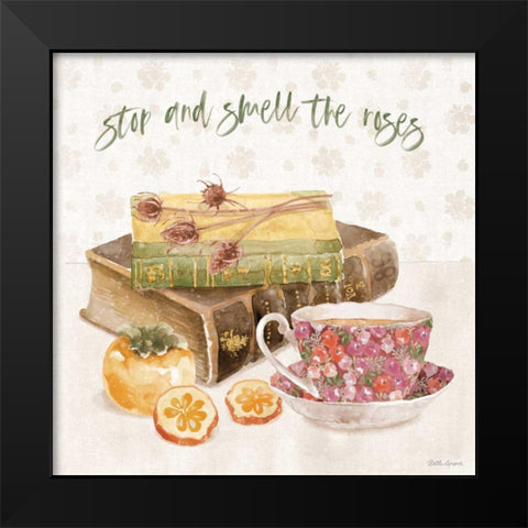 Cottage Charm VII Black Modern Wood Framed Art Print by Grove, Beth