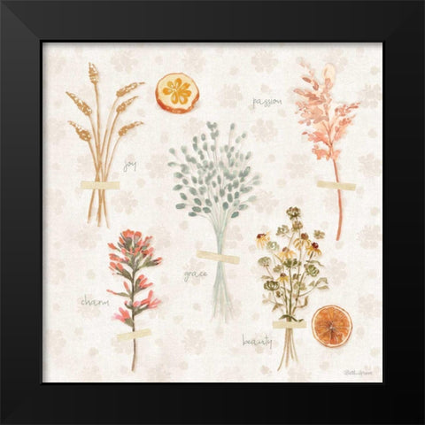 Cottage Charm VIII Black Modern Wood Framed Art Print by Grove, Beth