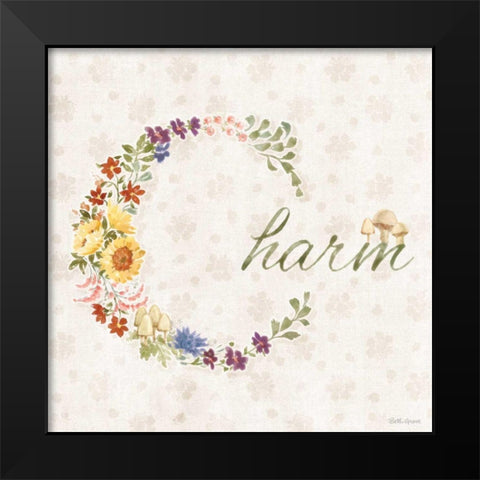 Cottage Charm XI Black Modern Wood Framed Art Print by Grove, Beth