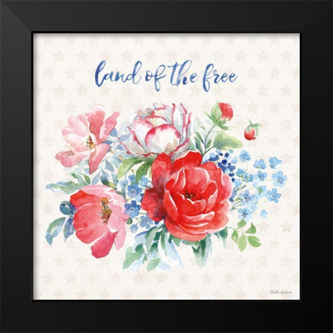 Americana Style II Black Modern Wood Framed Art Print by Grove, Beth