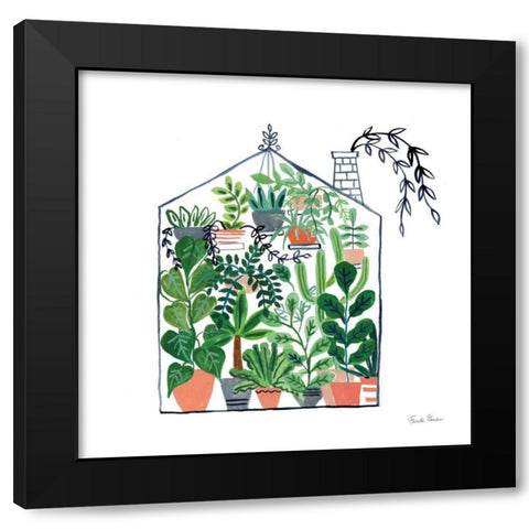 Greenhouse II Black Modern Wood Framed Art Print by Paschke, Chris