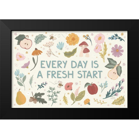 September Sweetness I Black Modern Wood Framed Art Print by Marshall, Laura