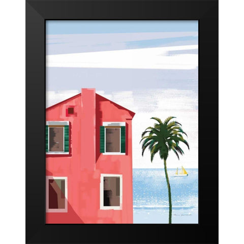 Las Palmas II Black Modern Wood Framed Art Print by Escalante, Omar