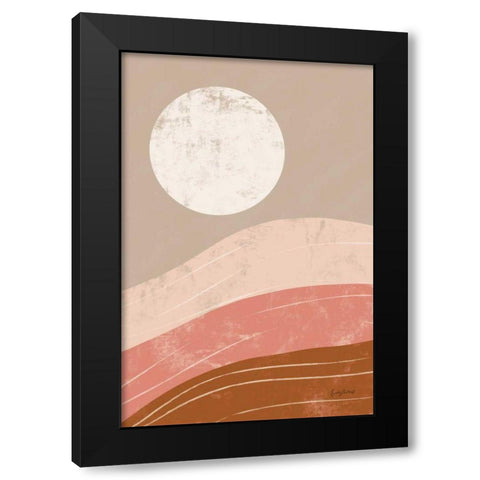 Desert Sunrise I Black Modern Wood Framed Art Print by Paschke, Chris
