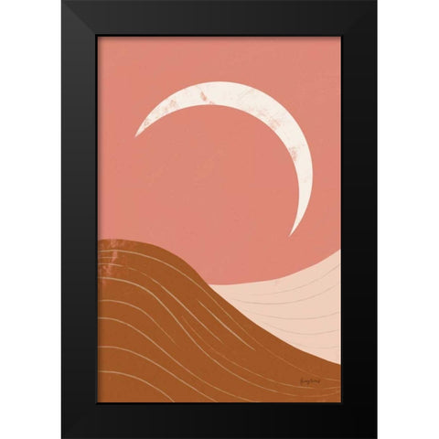 Desert Sunrise II Black Modern Wood Framed Art Print by Paschke, Chris