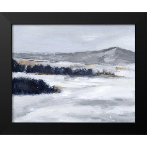 Cold Beauty Black Modern Wood Framed Art Print by Munger, Pamela