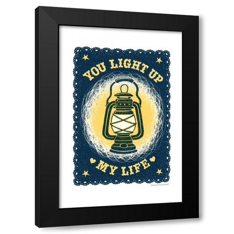 Light Up My Life Black Modern Wood Framed Art Print by Snowdon, Alexandra
