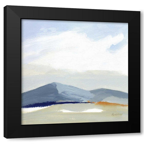 This Land II Black Modern Wood Framed Art Print by Munger, Pamela