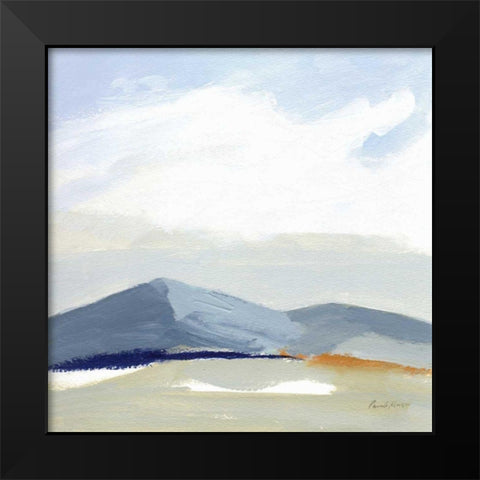 This Land II Black Modern Wood Framed Art Print by Munger, Pamela
