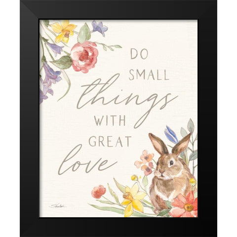 Happy Easter VIII Black Modern Wood Framed Art Print by Vassileva, Silvia