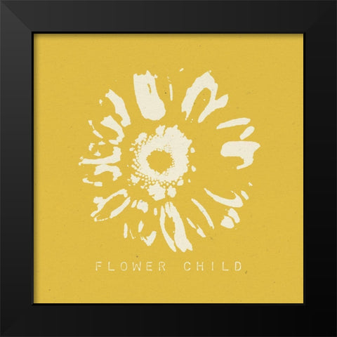 Fresh as a Daisy I Black Modern Wood Framed Art Print by Wild Apple Portfolio