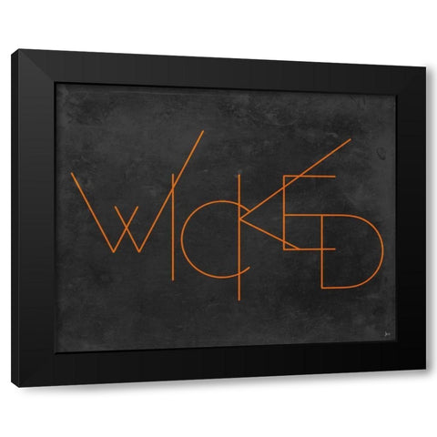 Haunted III Black Modern Wood Framed Art Print by Aiken, Jess
