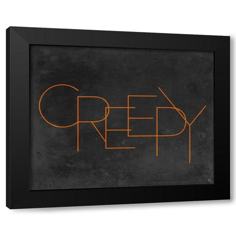 Haunted IV Black Modern Wood Framed Art Print by Aiken, Jess