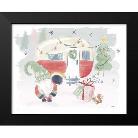 Woodland Wonders III Black Modern Wood Framed Art Print by York, Leah