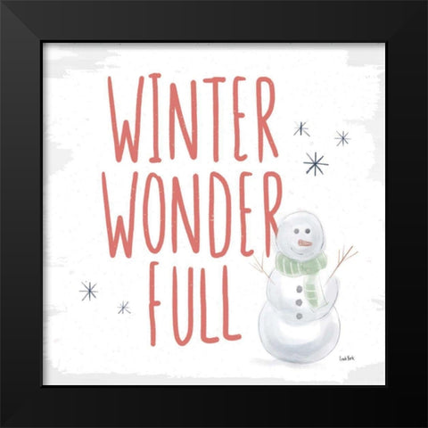 Woodland Wonders VI Black Modern Wood Framed Art Print by York, Leah