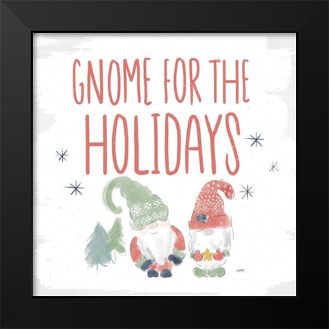 Woodland Wonders VII Black Modern Wood Framed Art Print by York, Leah