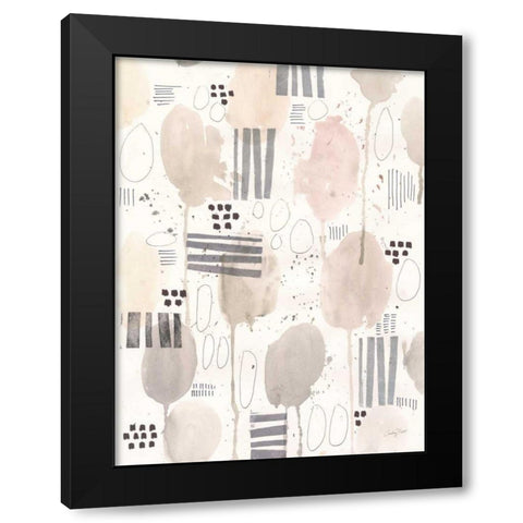 Neutral Studies II Black Modern Wood Framed Art Print by Prahl, Courtney