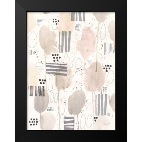 Neutral Studies II Black Modern Wood Framed Art Print by Prahl, Courtney