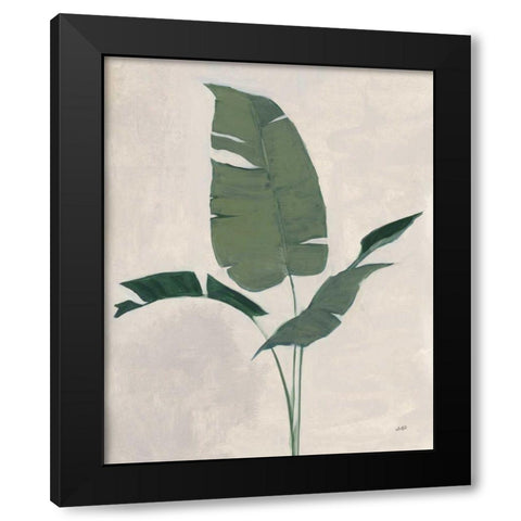 Palm Botanical II Black Modern Wood Framed Art Print with Double Matting by Purinton, Julia