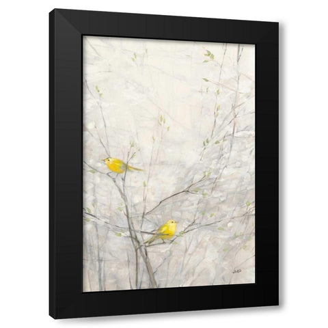 Birds in Trees II Black Modern Wood Framed Art Print with Double Matting by Purinton, Julia