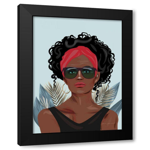 Strength and Beauty II Black Modern Wood Framed Art Print by Escalante, Omar