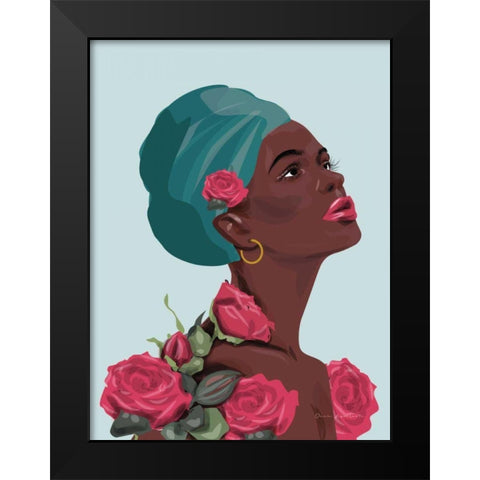 Strength and Beauty III Black Modern Wood Framed Art Print by Escalante, Omar