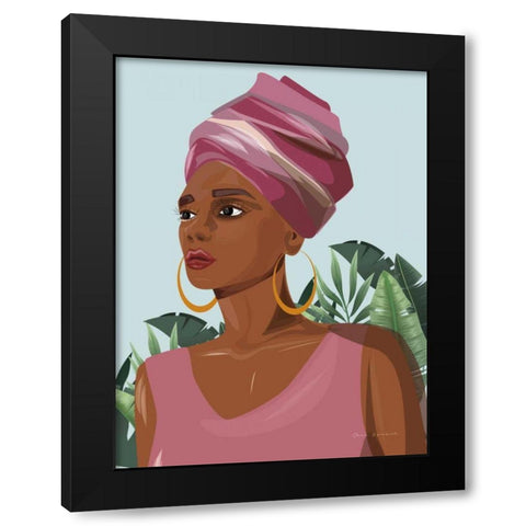 Strength and Beauty IV Black Modern Wood Framed Art Print by Escalante, Omar