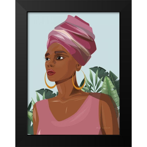 Strength and Beauty IV Black Modern Wood Framed Art Print by Escalante, Omar
