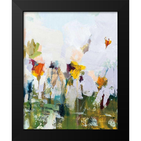 Spontaneous Summer I Black Modern Wood Framed Art Print by Munger, Pamela