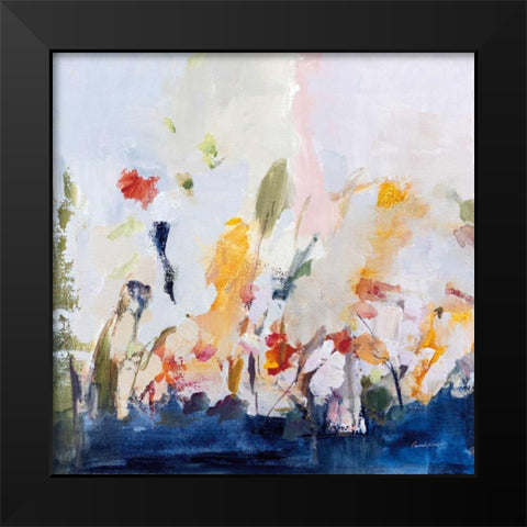 Spontaneous Summer II Black Modern Wood Framed Art Print by Munger, Pamela