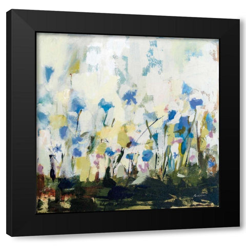 Spontaneous Summer IV Black Modern Wood Framed Art Print by Munger, Pamela