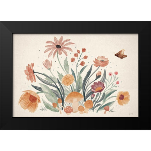 Cottage Botanical I Black Modern Wood Framed Art Print by Penner, Janelle