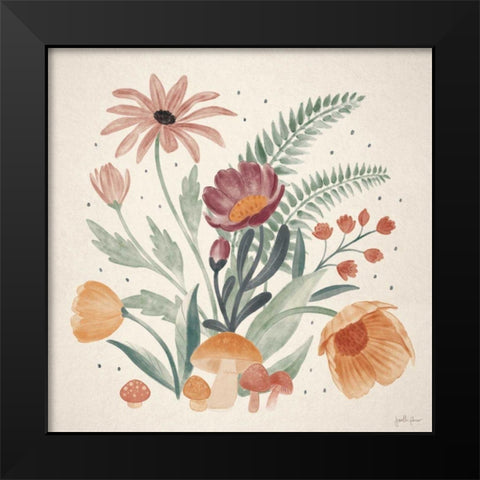 Cottage Botanical III Black Modern Wood Framed Art Print by Penner, Janelle