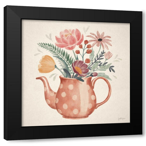 Cottage Botanical IX Black Modern Wood Framed Art Print by Penner, Janelle